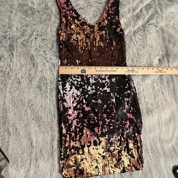 Sequins MONACO dress size 4/6 S - Picture 8 of 10